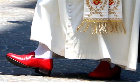 pope red shoes prada|red shoes pope benedict.